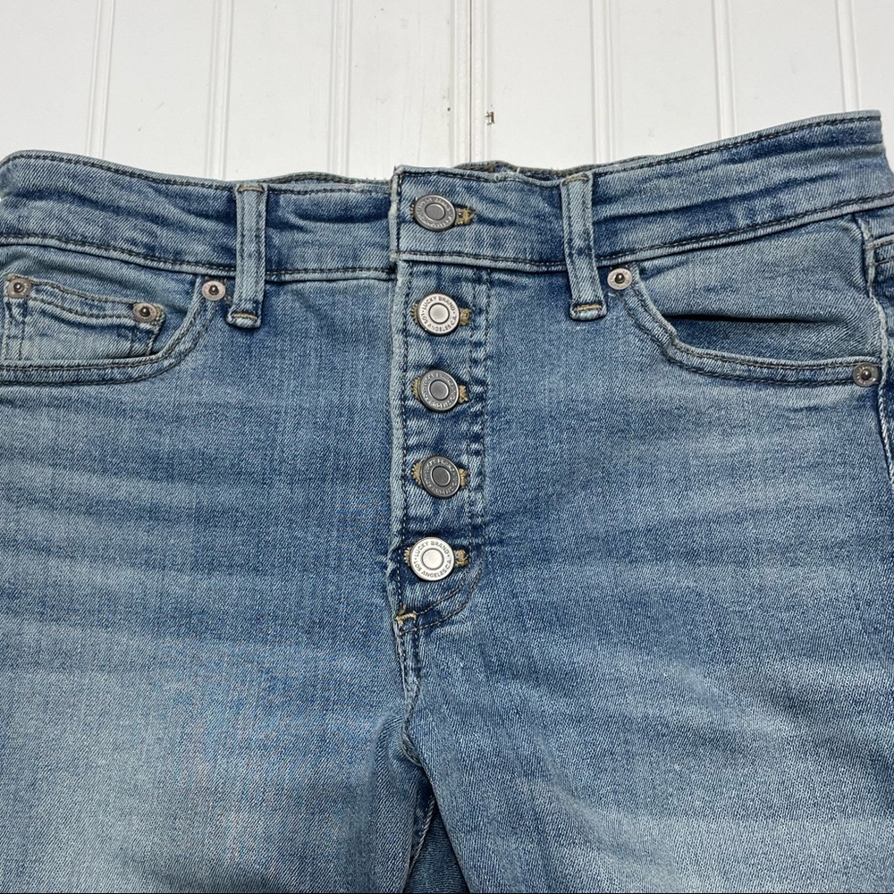 Lucky Brand NWOT Bridgette Button Fly Crop Skinny Jeans Size 2 - Picture 5 of 14